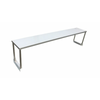 Omcan 47020 72" Overshelf pour table à vapeur à 5 plats à vapeur, table en acier inoxydable montée sur une tablette