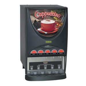 BUNN 37000.6000 IMIX-5 4.5 gal/hr 5-Hopper Silver Series Hot Beverage Dispenser