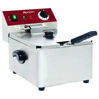 Adcraft DF6LS Electric Countertop Deep Fryer 10 lb. Capacity