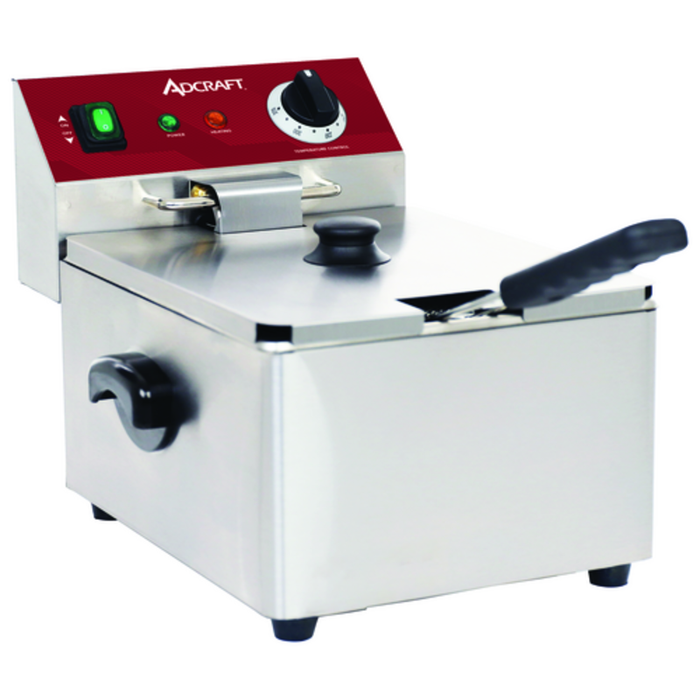 Adcraft DF6LS Electric Countertop Deep Fryer 10 lb. Capacity