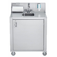 OMCAN 46788 Portable Stainless Steel Hand Sink with Heater Pump