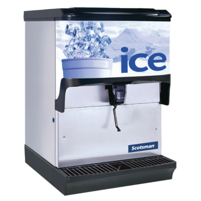 Distributeur de glaçons de comptoir Scotsman IOD150-1 de 23 po de largeur, capacité de 150 lb