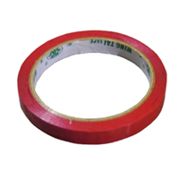 Alt Tag: Omcan 31349 Red Poly Bag Sealer Tape 9mm Wide red sealing tape roll for poly bag sealers, tamper-evident packaging