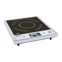 Adcraft IND-A120V Countertop Induction Range Cooker Slim Design