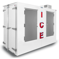 Leer L225UASPPL 108 Inches Outdoor Pallet Ice Merchandiser