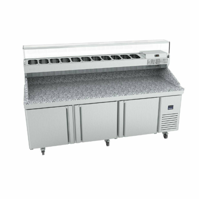 Infrico IRT-MR93GTCOMBO 93-1/4" Granite Top Pizza Prep Table
