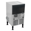 OMCAN 47483 20" Wide Cube-Style Undercounter Ice Maker 121 Lb. stainless steel undercounter ice machine with storage bin