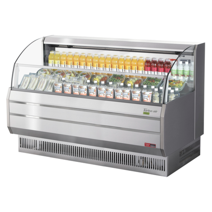 Turbo Air TOM-75SS-N 75-3/4"W 13.5 cu. ft. Open Display Merchandiser