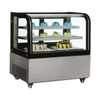 Curved Glass Bakery Display Case With Chilled Pastries And Cakes For Optimal Merchandising