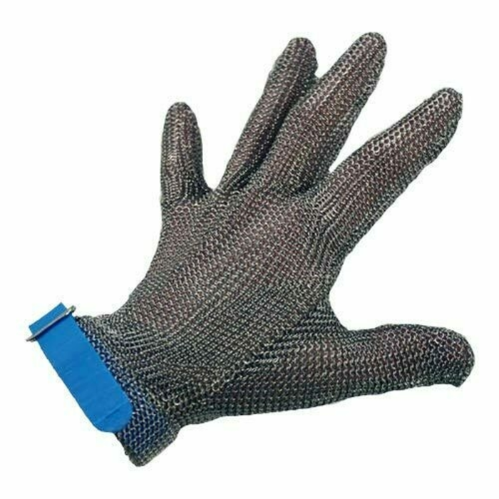 Omcan 44350 Large Stainless Steel 5-Finger Cut Resistant Glove