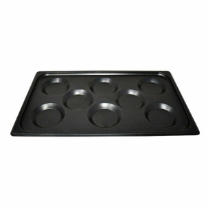 Moule à cuisson en aluminium commercial Omcan 44365 de 26x18 pouces avec plaque à cavités multiples pour cuisines professionnelles