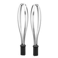 Waring WSBWP 10" Stainless Steel Whipping Paddle Attachments (Set of 2)