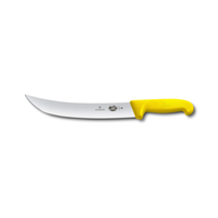 Victorinox 5.7308.25B 10-Inch Cimeter Knife with Yellow Fibrox Handle