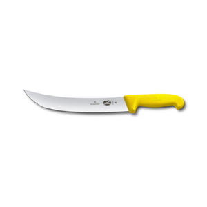 Victorinox 5.7308.25B 10-Inch Cimeter Knife with Yellow Fibrox Handle