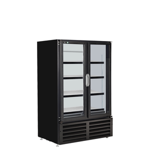 QBD CD14-HC/RX 24-Inch Black Glass Door Pharmacy Cooler Refrigerator
