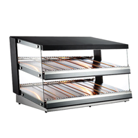 Omcan 47512 43.5"W Heated Pass-Through Countertop Hot Food Display Case