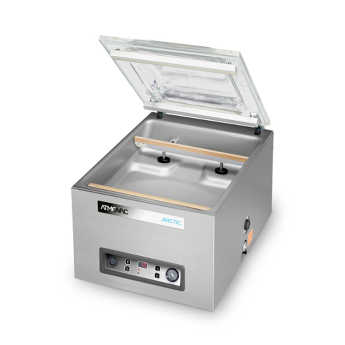 ATMOVAC Arctic16D Electric Countertop Vacuum Packaging Machine with Open Lid for Food Preservation