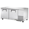 True Manufacturing Deep Undercounter Refrigerator With Two Doors For Commercial Kitchen Efficiency