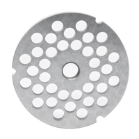 Omcan 44290 Meat Grinder Plate #32 Carbon Steel 10mm