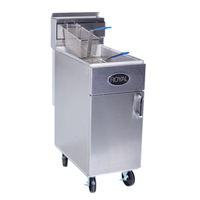 Royal RFT-50 50 lb. Capacity Floor Model Gas Fryer