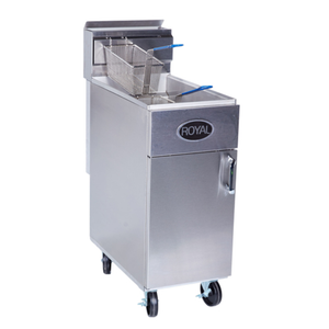 Royal RFT-50 50 lb. Capacity Floor Model Gas Fryer