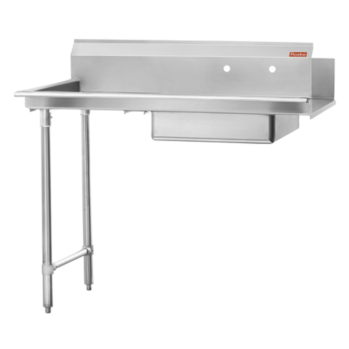 Rosko RO-SDT-4830-L Soiled Dishtable 48"L x 30"W Left Side