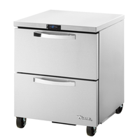 True Manufacturing TUC-27F-D-2-HC~SPEC3 27.63 inch Undercounter Freezer