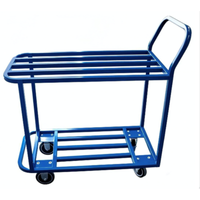 Omcan 48655 3-Shelf Commercial Utility Bussing Cart, 330 lbs Capacity