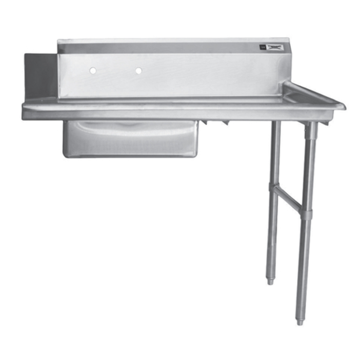 Thorinox TSDT-3048-R Soiled Dishtable 48"L X 30"W With Sink
