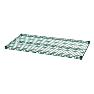 Rosko RO-WS-S2424-GE 24" x 24" Green Epoxy Wire Shelf