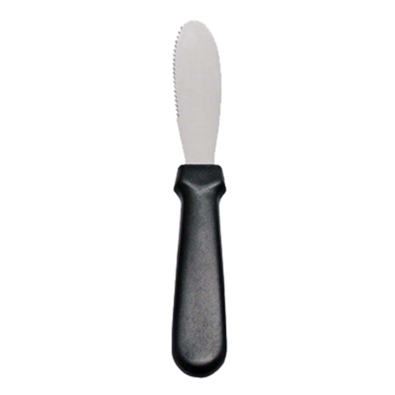 Omcan 80042 Commercial Sandwich Spreader With 10.25-Inch Blade And Black Handle