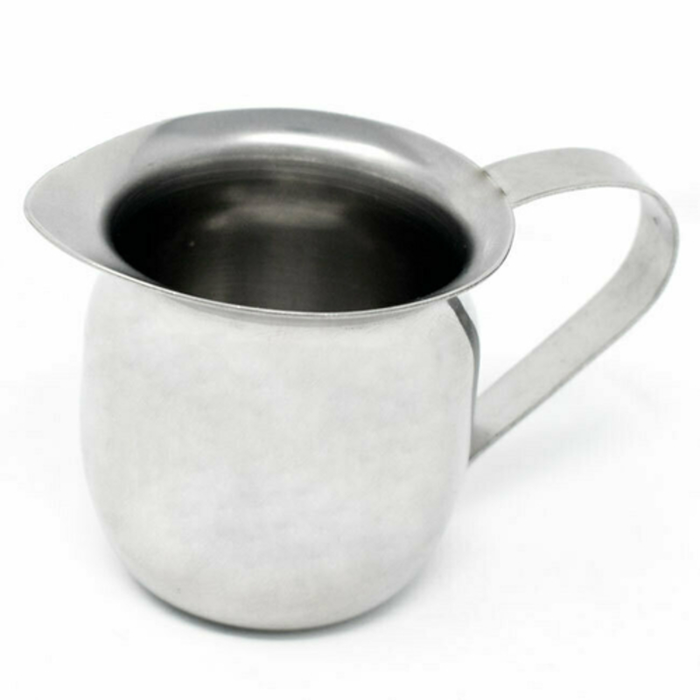 Omcan 80802 8 oz Stainless Steel Bell Creamer Pitcher