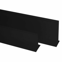 Omcan 10751 Solid Black Merchandising Divider 3" H x 30" L