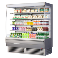 Turbo Air TOM-72DXS-N 68.75" 34.1 cu. ft. Open Merchandiser