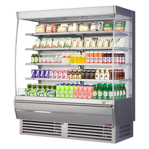 Turbo Air TOM-72DXS-N 68.75" 34.1 cu. ft. Open Merchandiser