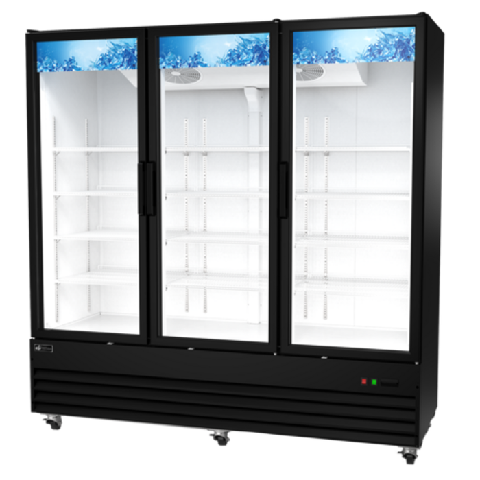 EFI C3-78GDX 78.7-Inch Wide 3-Door Glass Display Cooler