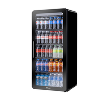 True CVM-11-HC~EGC01 24.88" Curved Glass Refrigerated Visual Merchandiser