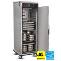 FWE UHST-GN-6480-BQ 30.75"W Mobile Heated Banquet Cabinet 80 Plate