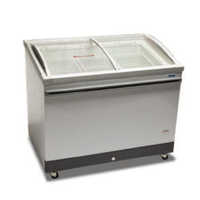 Celcold CATF59 59"W Ice Cream Angle Top Merchandiser Freezer