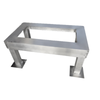Heavy-Duty Stainless Steel Work Stand With Sturdy Frame Designed For Commercial Kitchen Use.
