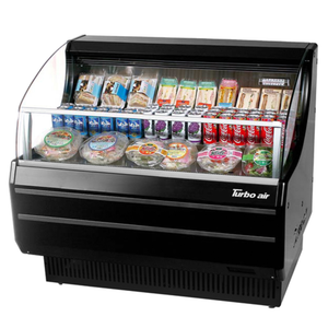 Turbo Air TOM-40SW(B)-N 39-1/8"W 6.7 cu. ft. Open Merchandiser