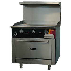 EFI HRG36-36GT-N 36 Inch Natural Gas Restaurant Range With Griddle And Oven