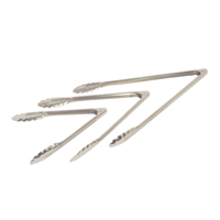 Kitchen Utensils LUT-16 Light-Weight Stainless Steel Utility Tongs 16-Inch