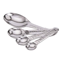 MSS-4 Stainless Steel 4-Piece Measuring Spoon Set for Cooking