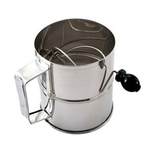 Tamiseur à farine et à sucre commercial en acier inoxydable Omcan 80424 de 15 L