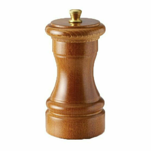 Omcan 43665 TRE SPADE 4-Inch Dark Beech Wood Pepper Mill