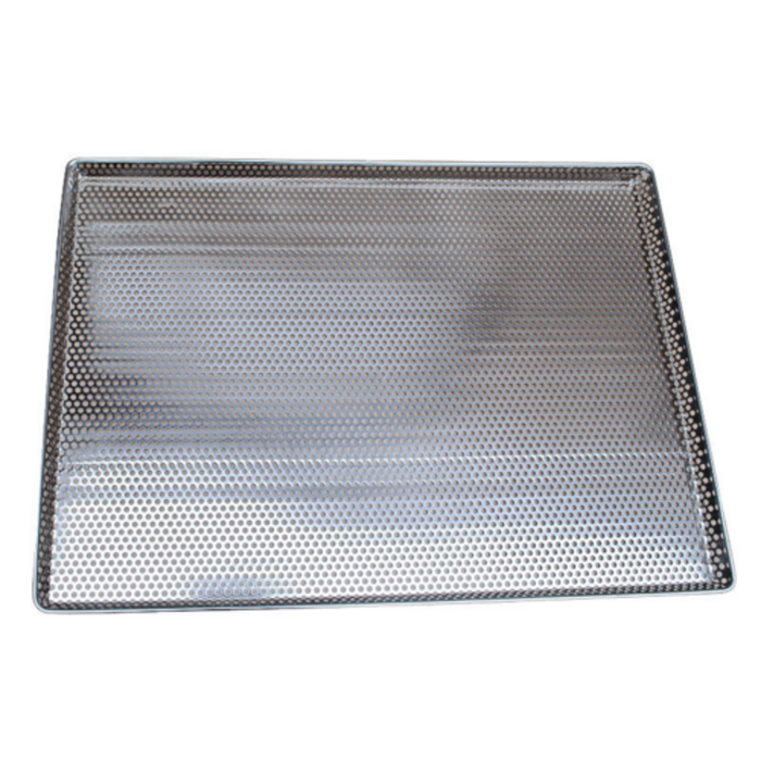 Moule de cuisson commercial perforé en plaque en aluminium Omcan 44577 de taille complète de 18 » x 26 »