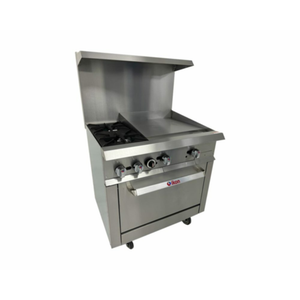 IKON IR-2B-24MG-36 36" Gas Restaurant Range with 2 Burners