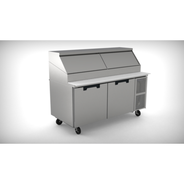 Randell RP95CRR-M42 95" Mega Top Sandwich Salad Prep Table