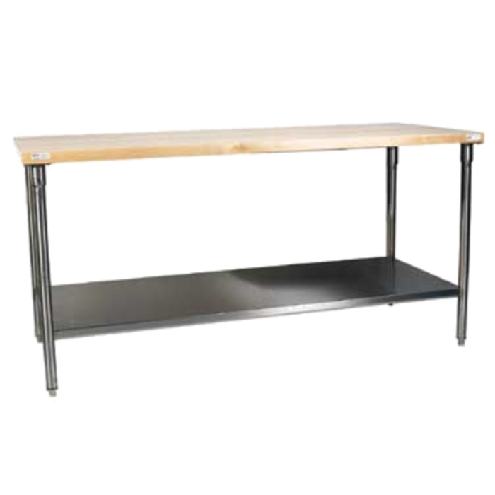 Winholt WTSS3660 60"L x 36"W Wood Top Work Table